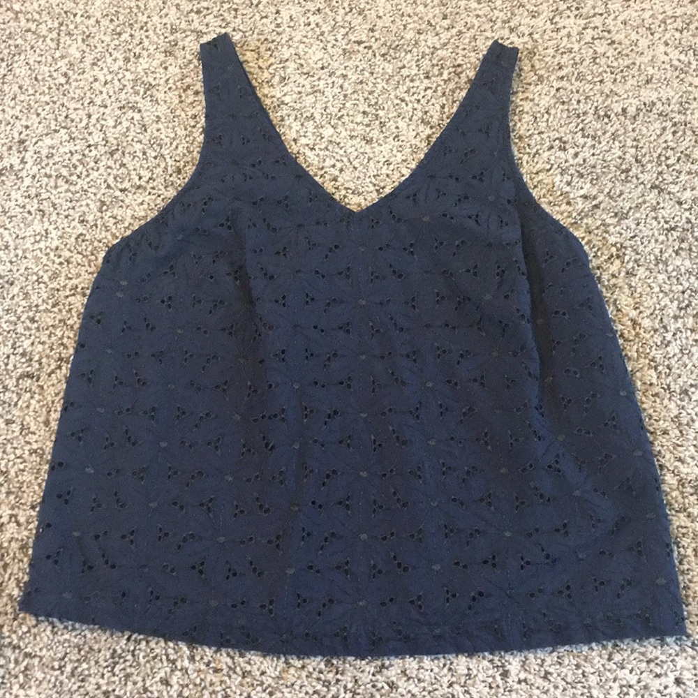 Blue tank top